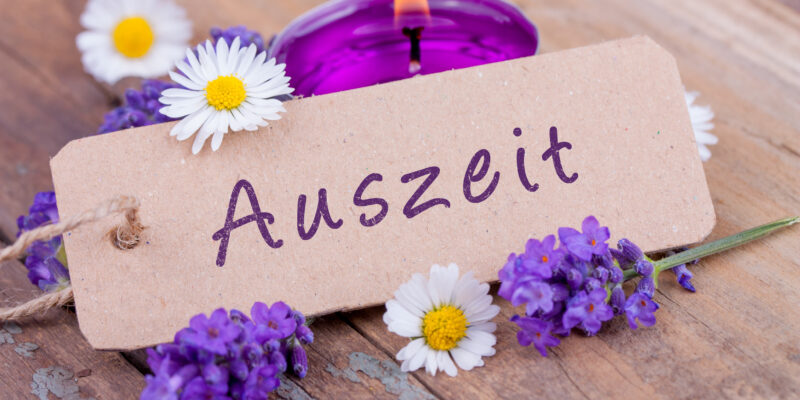 Auszeit mit duftendem Lavendel - Wellness